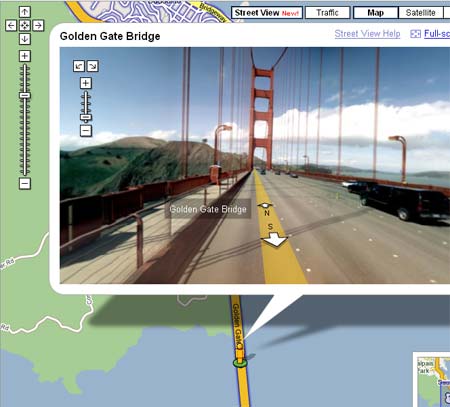 San Fransisco - Golden Gate Bridge (GoogleMaps)